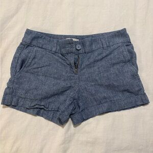 LOFT Blue Linen Women's Shorts